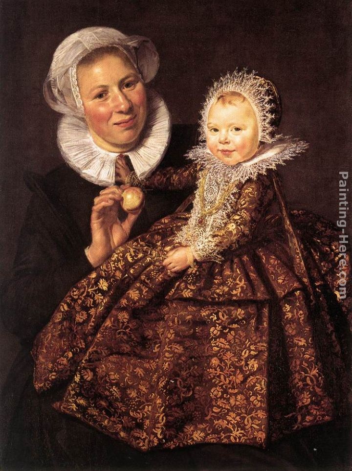 Frans Hals Catharina Hooft with her Nurse